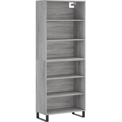 vidaXL Hochschrank in Grau Sonoma - Sideboard mit Stauraum vidaXL Hochschrank in Grau Sonoma - Sideboard mit Stauraum