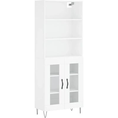 vidaXL Hvid højskab 69,5x34x180 cm - Skab vidaXL Hvid højskab 69,5x34x180 cm - Skab