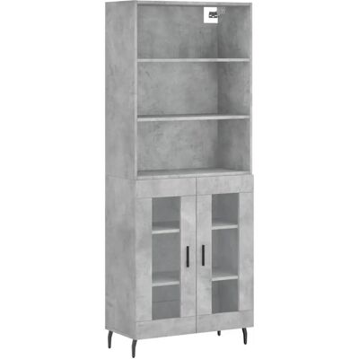 vidaXL Hochschrank Beton Grau 69,5x34x180 cm - Anrichte vidaXL Hochschrank Beton Grau 69,5x34x180 cm - Anrichte