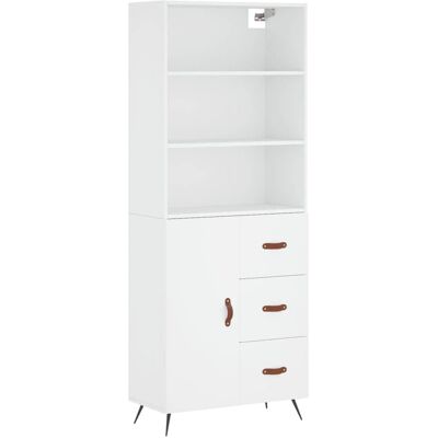 vidaXL Weißes Highboard Stauraum - Sideboard vidaXL Weißes Highboard Stauraum - Sideboard