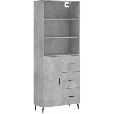 vidaXL Hochboard Beton Grau - Sideboard vidaXL Hochboard Beton Grau - Sideboard