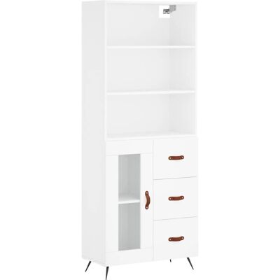 vidaXL Hvid Højskab - Opbevaringsskab/Sideboard vidaXL Hvid Højskab - Opbevaringsskab/Sideboard