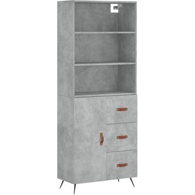 vidaXL 3189481 Hochschrank Beton Grau - Sideboard vidaXL 3189481 Hochschrank Beton Grau - Sideboard