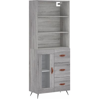 vidaXL Hochboard Grau Sonoma 69,5x34x180 cm - Sideboard vidaXL Hochboard Grau Sonoma 69,5x34x180 cm - Sideboard