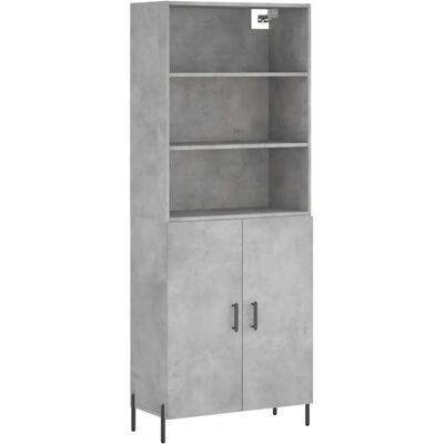 vidaXL Hochschrank Beton Grau 69,5x34x180 cm Sperrholz - Sideboard vidaXL Hochschrank Beton Grau 69,5x34x180 cm Sperrholz - Sideboard