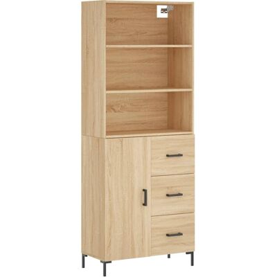 vidaXL Sonoma Eichen Sideboard - Wohnzimmer Aufbewahrung vidaXL Sonoma Eichen Sideboard - Wohnzimmer Aufbewahrung