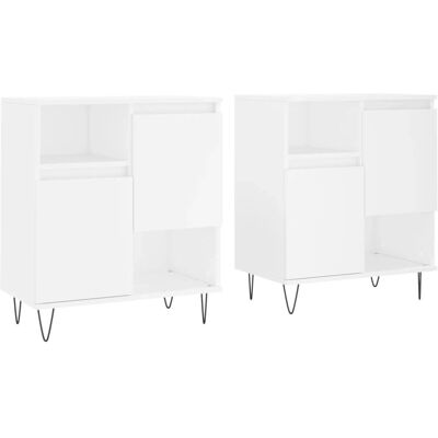 vidaXL Weiß Sideboard Aufbewahrungsschrank - Sideboard vidaXL Weiß Sideboard Aufbewahrungsschrank - Sideboard