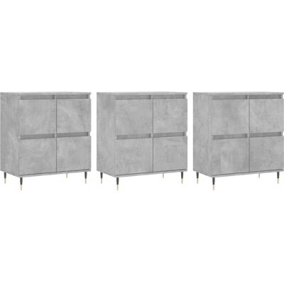 vidaXL 3190193 Mueble de sala gris cemento - Sideboard vidaXL 3190193 Mueble de sala gris cemento - Sideboard