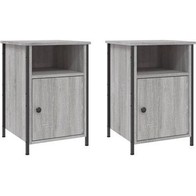 vidaXL 825920 Nachttisch - Nachttisch/Beistelltisch Grau Sonoma vidaXL 825920 Nachttisch - Nachttisch/Beistelltisch Grau Sonoma