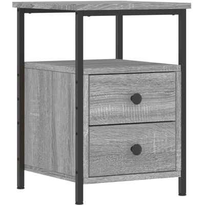 vidaXL Sonoma Eiche Nachttisch - Nachttisch, 34x35.5x50 cm vidaXL Sonoma Eiche Nachttisch - Nachttisch, 34x35.5x50 cm