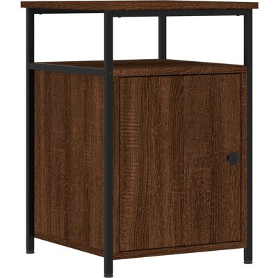 vidaXL Nachtkastjes Eikenhout Bruin 2 stuks vidaXL Nachtkastjes Eikenhout Bruin 2 stuks