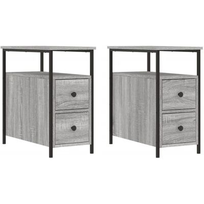 vidaXL 826070 Nachttisch - Nachttisch/Nachtkommode Grau Sonoma - Nachttisch/Nachtkommode vidaXL 826070 Nachttisch - Nachttisch/Nachtkommode Grau Sonoma - Nachttisch/Nachtkommode