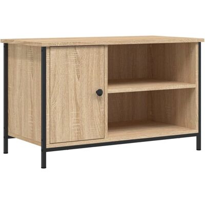 vidaXL 832769 Sonoma Eik TV Kast met Open Planken - TV Kast vidaXL 832769 Sonoma Eik TV Kast met Open Planken - TV Kast
