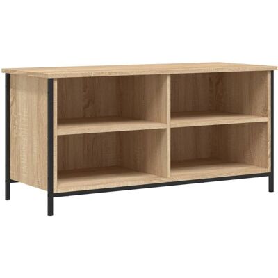 vidaXL TV-Schrank Sonoma Eiche Schwarz - Fernsehschrank vidaXL TV-Schrank Sonoma Eiche Schwarz - Fernsehschrank