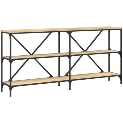 vidaXL Konsole Sonoma Eiche 160x30x75 cm Beistelltisch - Beistelltisch vidaXL Konsole Sonoma Eiche 160x30x75 cm Beistelltisch - Beistelltisch