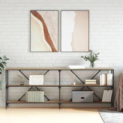 vidaXL Konsolipöytä Sonoma-Eik 200x30x75 cm vidaXL Konsolipöytä Sonoma-Eik 200x30x75 cm