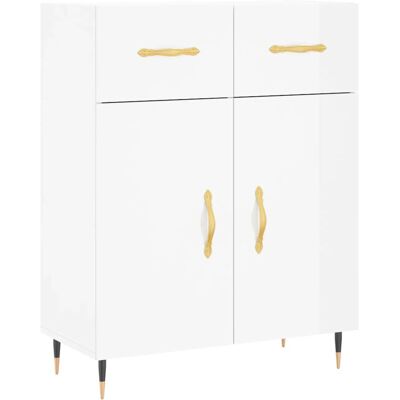 vidaXL Valkoinen Kiiltävä Olohuoneen Säilytyskaappi - Sideboard vidaXL Valkoinen Kiiltävä Olohuoneen Säilytyskaappi - Sideboard