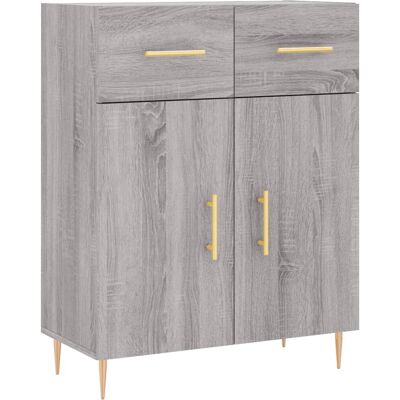 vidaXL Graues Sonoma Sideboard - Wohnzimmer Aufbewahrung vidaXL Graues Sonoma Sideboard - Wohnzimmer Aufbewahrung