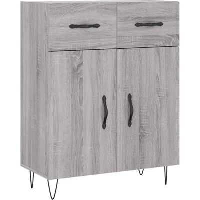 vidaXL 827978 Graues Sonoma Sideboard - Sideboard Möbel vidaXL 827978 Graues Sonoma Sideboard - Sideboard Möbel