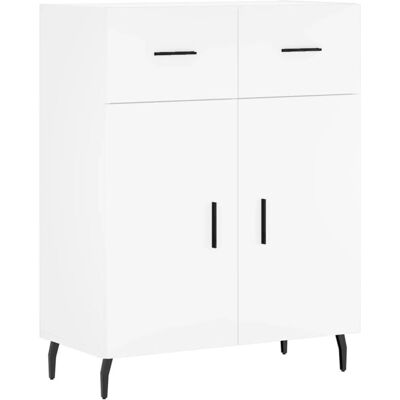 Buffet blanc en bois d'ingénierie vidaXL - Meubles de salon - Publicité Buffet blanc en bois d'ingénierie vidaXL - Meubles de salon - Publicité