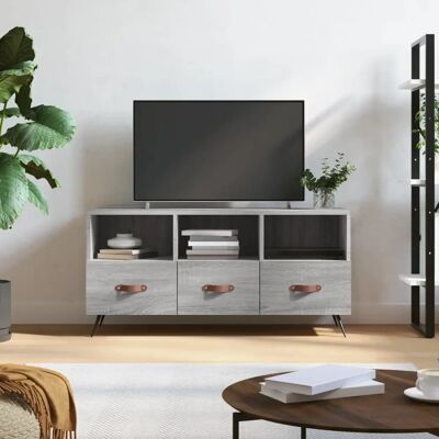 vidaXL TV-kaappi Grey Sonoma - TV-hylly & Mediayksikkö vidaXL TV-kaappi Grey Sonoma - TV-hylly & Mediayksikkö