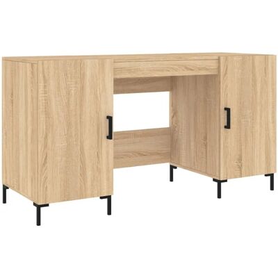 vidaXL Sonoma tammi työpöytä - 140x50x75 cm -Tietokone ja kirjoituspöytä vidaXL Sonoma tammi työpöytä - 140x50x75 cm -Tietokone ja kirjoituspöytä