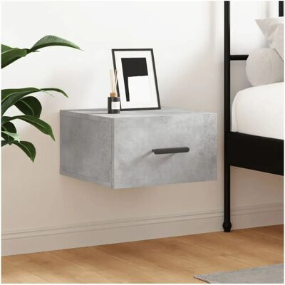 MAISON CHIC Półka nocna na ścianę - 35x35x20 cm Szary beton MAISON CHIC Półka nocna na ścianę - 35x35x20 cm Szary beton