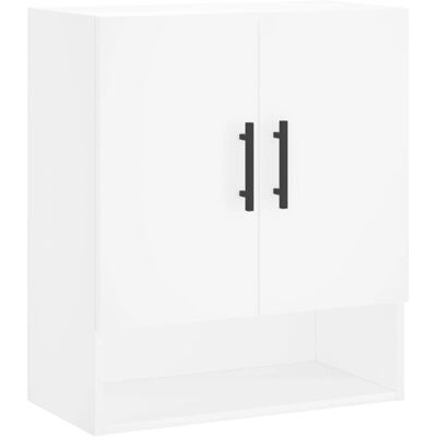 Armoire murale vidaXL Blanc Bois d'ingénierie Rangement - Publicité Armoire murale vidaXL Blanc Bois d'ingénierie Rangement - Publicité