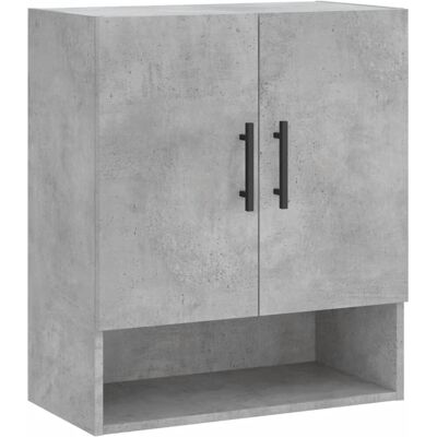 vidaXL Muurkast Grijs Beton - Muurkast vidaXL Muurkast Grijs Beton - Muurkast