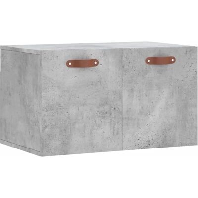 vidaXL Wandkast Beton Grijs 60x36,5x35 cm - Wandkast vidaXL Wandkast Beton Grijs 60x36,5x35 cm - Wandkast