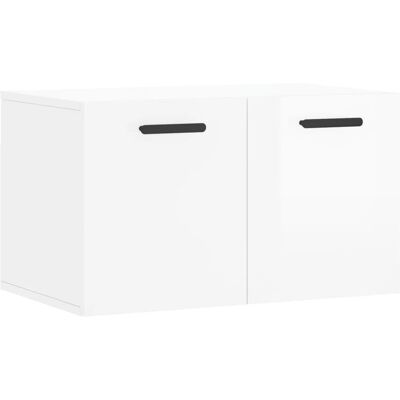 vidaXL Wandkast Hoogglans Wit 60x36.5x35 cm - Wandkast vidaXL Wandkast Hoogglans Wit 60x36.5x35 cm - Wandkast