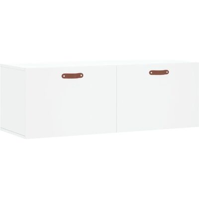 vidaXL Weißes Wandregal 100x36,5x35 cm Holz - Aufbewahrung & Präsentation vidaXL Weißes Wandregal 100x36,5x35 cm Holz - Aufbewahrung & Präsentation
