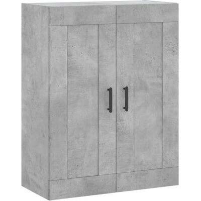 vidaXL Wandmontiertes Schrank Beton Grau - Wohnzimmer Sideboard vidaXL Wandmontiertes Schrank Beton Grau - Wohnzimmer Sideboard