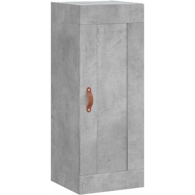 Armoire murale vidaXL - Placard de salle de bain, Gris, Bois d'ingénierie - Publicité Armoire murale vidaXL - Placard de salle de bain, Gris, Bois d'ingénierie - Publicité
