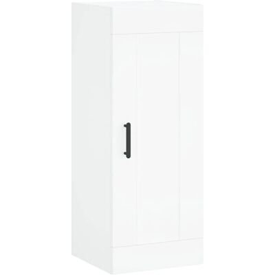 vidaXL Wandmontiertes Schrank Weiß 34,5x34x90 cm - Wohnzimmer Sideboard vidaXL Wandmontiertes Schrank Weiß 34,5x34x90 cm - Wohnzimmer Sideboard