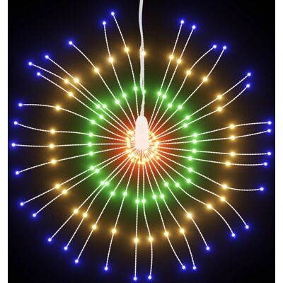 vidaXL 140 LED Świąteczne Gwiazdki - 8 sztuk Wielokolorowe vidaXL 140 LED Świąteczne Gwiazdki - 8 sztuk Wielokolorowe