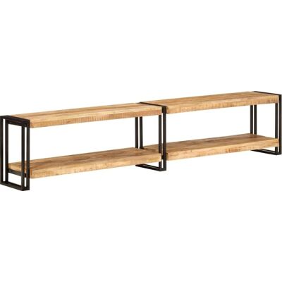 vidaXL Mangoholz TV-Schrank - Großer Stauraum & Stilvolles Design vidaXL Mangoholz TV-Schrank - Großer Stauraum & Stilvolles Design