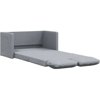 vidaXL Foldbar sovesofa - Lys grå - 2-i-1 vidaXL Foldbar sovesofa - Lys grå - 2-i-1