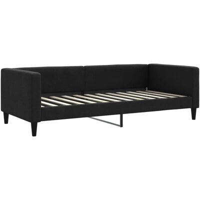 vidaXL Schlafsofa Schwarz 90x200cm - Schlafzimmer & Wohnzimmer Möbel vidaXL Schlafsofa Schwarz 90x200cm - Schlafzimmer & Wohnzimmer Möbel