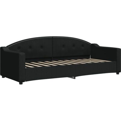 vidaXL Schlafsofa - Modern 2-in-1 Schwarz 80x200cm vidaXL Schlafsofa - Modern 2-in-1 Schwarz 80x200cm