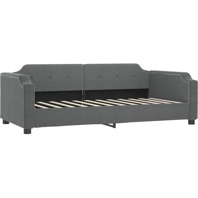 vidaXL Graues Stoff Schlafsofa - 80x200 cm vidaXL Graues Stoff Schlafsofa - 80x200 cm