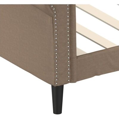 vidaXL Tagesbett 80x200 cm Kunstleder Cappuccino vidaXL Tagesbett 80x200 cm Kunstleder Cappuccino