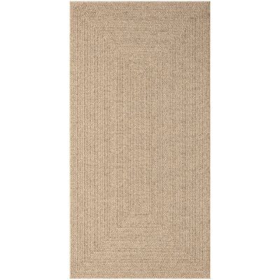 vidaXL Brun Firkantet Jute-udseende Tæppe 80x150cm vidaXL Brun Firkantet Jute-udseende Tæppe 80x150cm