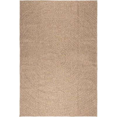 vidaXL Teppich 200x290 cm Jute-Optik - Indoor Outdoor Rund vidaXL Teppich 200x290 cm Jute-Optik - Indoor Outdoor Rund