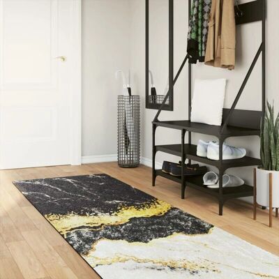vidaXL Tæppe Vaskbar Multifarvet 80x300 cm Skridsikker - Tæppe vidaXL Tæppe Vaskbar Multifarvet 80x300 cm Skridsikker - Tæppe