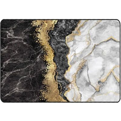 vidaXL Tæppe Vaskbar Multifarvet 120x180 cm - Skridsikker Tæppe vidaXL Tæppe Vaskbar Multifarvet 120x180 cm - Skridsikker Tæppe