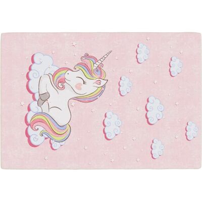 vidaXL Kinderteppich Pink Unicorn - Kinderteppich vidaXL Kinderteppich Pink Unicorn - Kinderteppich