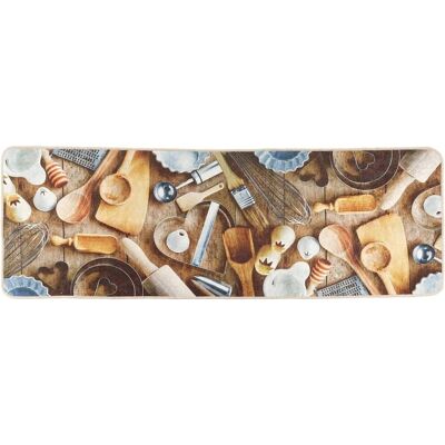 vidaXL Tapis de Cuisine Multicolore 60x180 cm - Tapis de Cuisine vidaXL Tapis de Cuisine Multicolore 60x180 cm - Tapis de Cuisine