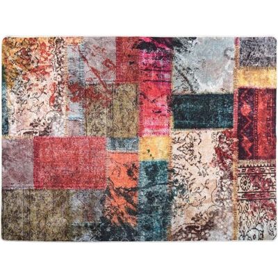 Tapis vidaXL 400x300 cm Multicolore Patchwork Antidérapant - Tapis - Publicité Tapis vidaXL 400x300 cm Multicolore Patchwork Antidérapant - Tapis - Publicité