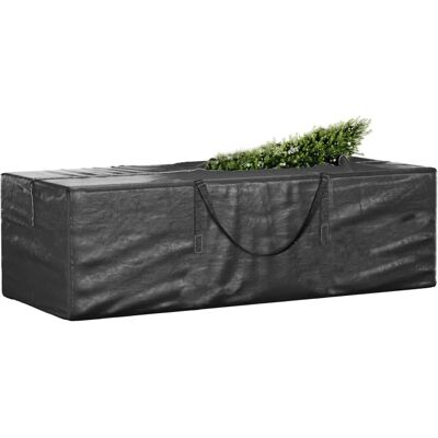 vidaXL Weihnachtsbaum Tragetasche Schwarz 135x40x55 cm Polyethylen - Weihnachtsbaum Aufbewahrung vidaXL Weihnachtsbaum Tragetasche Schwarz 135x40x55 cm Polyethylen - Weihnachtsbaum Aufbewahrung